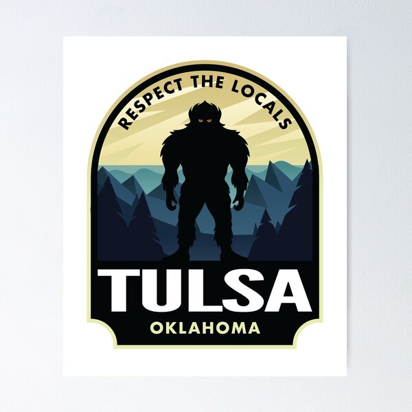 Item preview, Tulsa Oklahoma Bigfoot Sasquatch designed and sold by HalpinDesign.