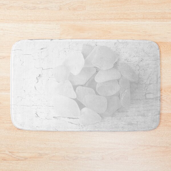 Item preview, White Sea Glass - Calming Minimalist Calm Space Minimalism - Appearance Light Gray Beach Glass - Photo 2 of 8 designed and sold by Beachy.