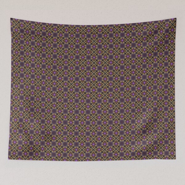 Item preview, Classic Geometric, Woven, Triangle, Tile Print- by Peach Pineapple Creative designed and sold by PeachPineapple1.
