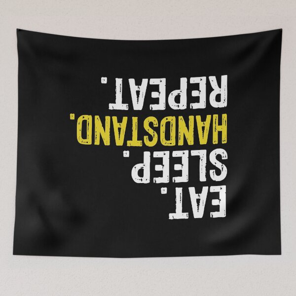 Item preview, Eat Sleep Handstand Repeat Gymnastics designed and sold by levintere.