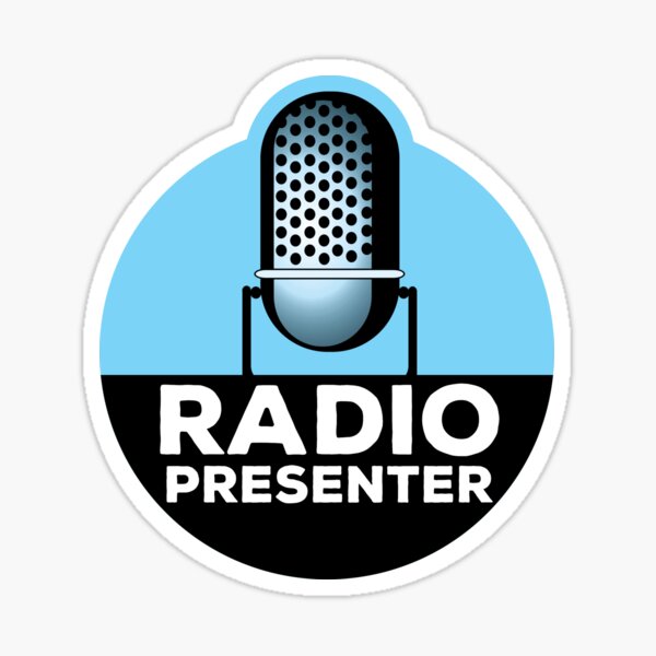 Radio Presenter Sticker