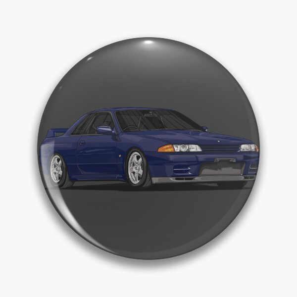 Artikelvorschau, R32 Skyline Coupé Limousine Auto Blau entworfen und verkauft von carvect-id.