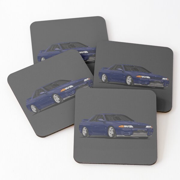 Item preview, R32 Skyline Coupe Sedan Car Blue designed and sold by carvect-id.