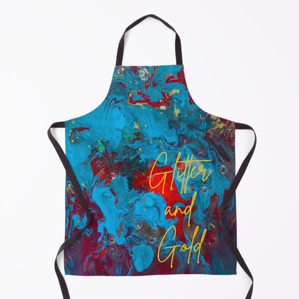Item preview, Glitter and Gold acrylic pour designed and sold by Printshac.