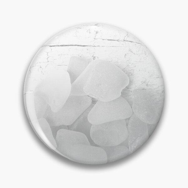 Item preview, White Sea Glass - Calming Minimalist Calm Space Minimalism - Appearance Light Gray Beach Glass - Photo 3 of 8 designed and sold by Beachy.