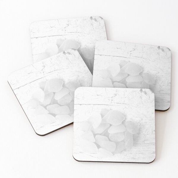 Item preview, White Sea Glass - Calming Minimalist Calm Space Minimalism - Appearance Light Gray Beach Glass - Photo 3 of 8 designed and sold by Beachy.