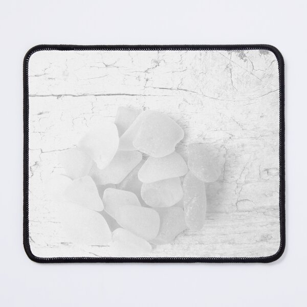 Item preview, White Sea Glass - Calming Minimalist Calm Space Minimalism - Appearance Light Gray Beach Glass - Photo 3 of 8 designed and sold by Beachy.