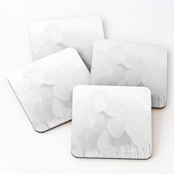 Item preview, White Sea Glass - Calming Minimalist Calm Space Minimalism - Appearance Light Gray Beach Glass - Photo 4 of 8 designed and sold by Beachy.