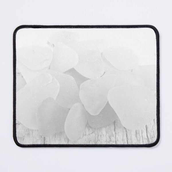 Item preview, White Sea Glass - Calming Minimalist Calm Space Minimalism - Appearance Light Gray Beach Glass - Photo 4 of 8 designed and sold by Beachy.