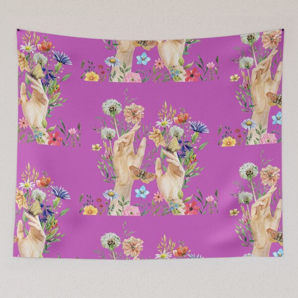 Item preview, Beautiful Pastel Floral Patterns With Butterflies, For Flower Lovers & Nature Lovers  designed and sold by haRexia.