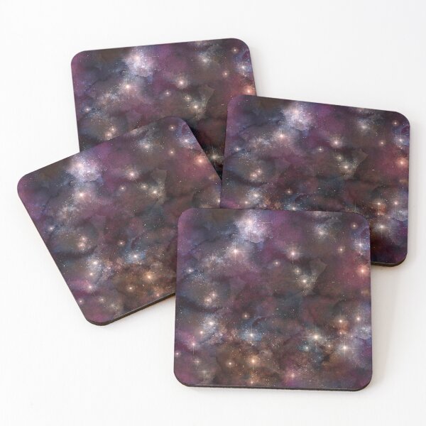 Item preview, astronomy galaxy space seamless pattern starry firmament designed and sold by Hartics.
