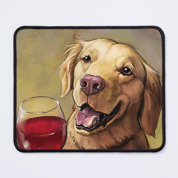 Item preview, Golden Retriever dog And Wine Funny Quotes Gift designed and sold by Douglafa.