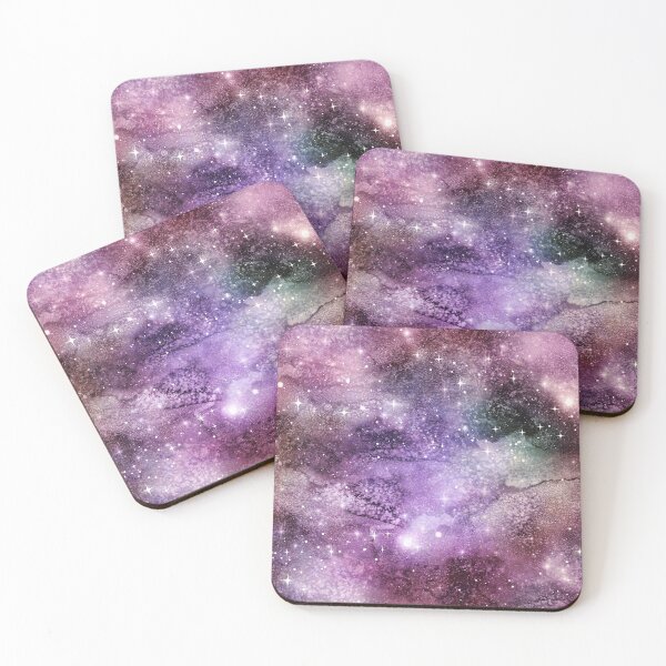 Item preview, astronomy galaxy space seamless pattern starry firmament designed and sold by Hartics.
