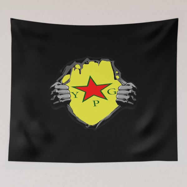 Item preview, YPG Flag,YPG in the heart designed and sold by KurdishShops.