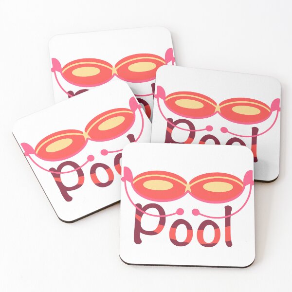 Item preview, Swimming pool party logo design red version designed and sold by Shailendra  Singh.