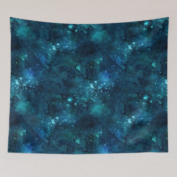 Item preview, astronomy galaxy space seamless pattern starry firmament designed and sold by Hartics.