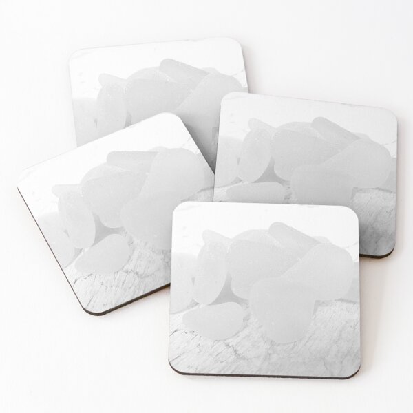 Item preview, White Sea Glass - Calming Minimalist Calm Space Minimalism - Appearance Light Gray Beach Glass - Photo 5 of 8 designed and sold by Beachy.