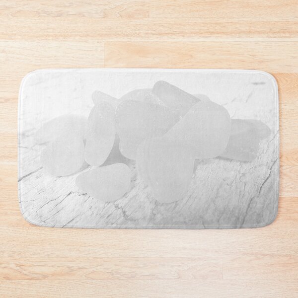 Item preview, White Sea Glass - Calming Minimalist Calm Space Minimalism - Appearance Light Gray Beach Glass - Photo 5 of 8 designed and sold by Beachy.