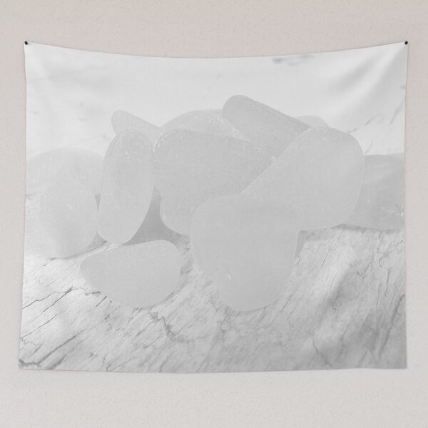 Item preview, White Sea Glass - Calming Minimalist Calm Space Minimalism - Appearance Light Gray Beach Glass - Photo 5 of 8 designed and sold by Beachy.