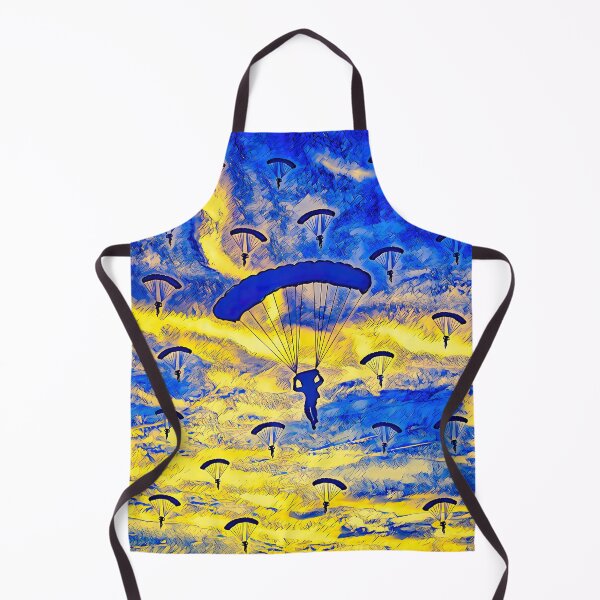 Item preview, Skydiving trend freedom yellow blue motif designed and sold by umfhn.