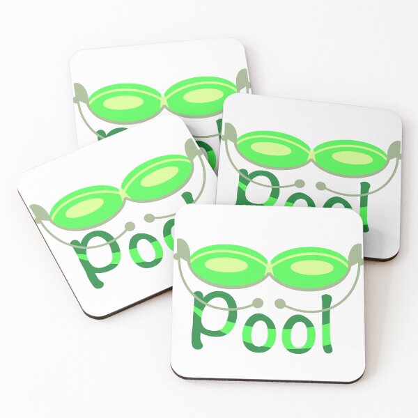 Item preview, Swimming pool party logo design green version designed and sold by Shailendra  Singh.