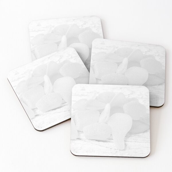Item preview, White Sea Glass - Calming Minimalist Calm Space Minimalism - Appearance Light Gray Beach Glass - Photo 6 of 8 designed and sold by Beachy.