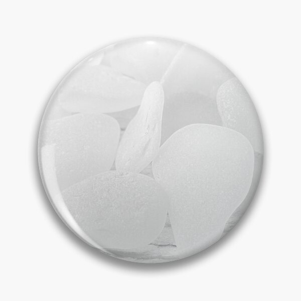 Item preview, White Sea Glass - Calming Minimalist Calm Space Minimalism - Appearance Light Gray Beach Glass - Photo 6 of 8 designed and sold by Beachy.