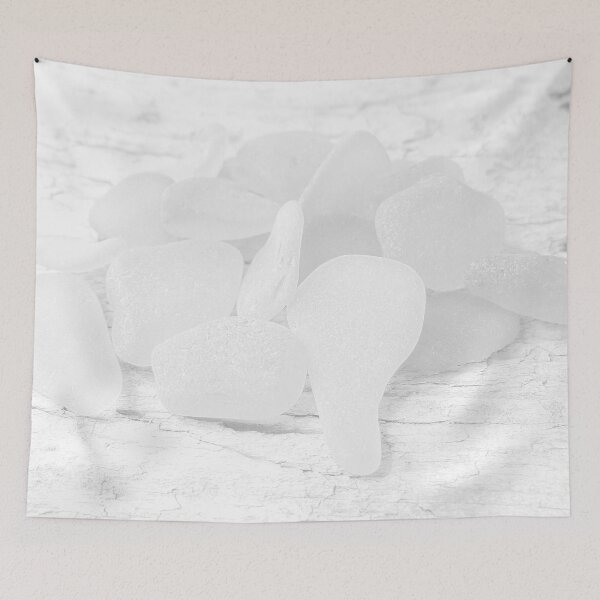 Item preview, White Sea Glass - Calming Minimalist Calm Space Minimalism - Appearance Light Gray Beach Glass - Photo 6 of 8 designed and sold by Beachy.