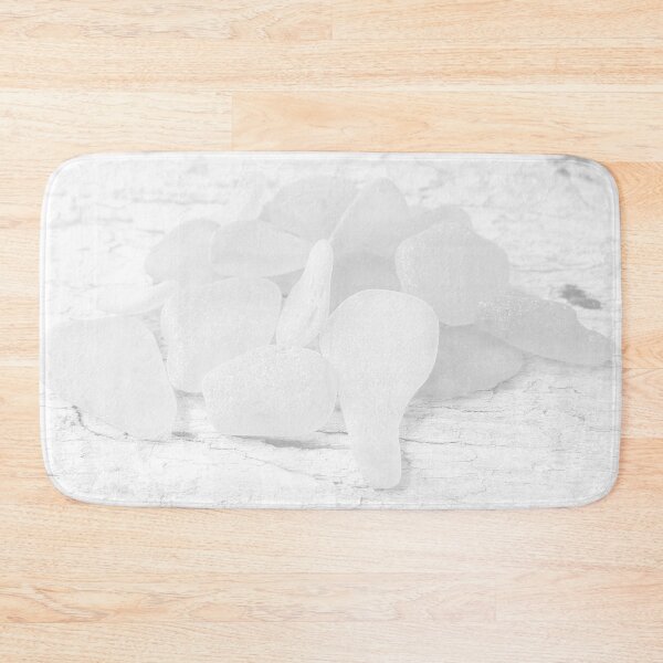 Item preview, White Sea Glass - Calming Minimalist Calm Space Minimalism - Appearance Light Gray Beach Glass - Photo 6 of 8 designed and sold by Beachy.
