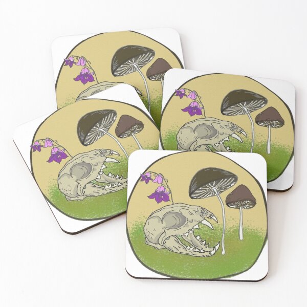 Item preview, Skulls and mushies designed and sold by ElsieVirgo91.