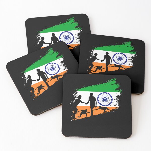 Item preview, Kabaddi Indian Sports Kabaddi Player Indian Flag designed and sold by ShopTheStyle.
