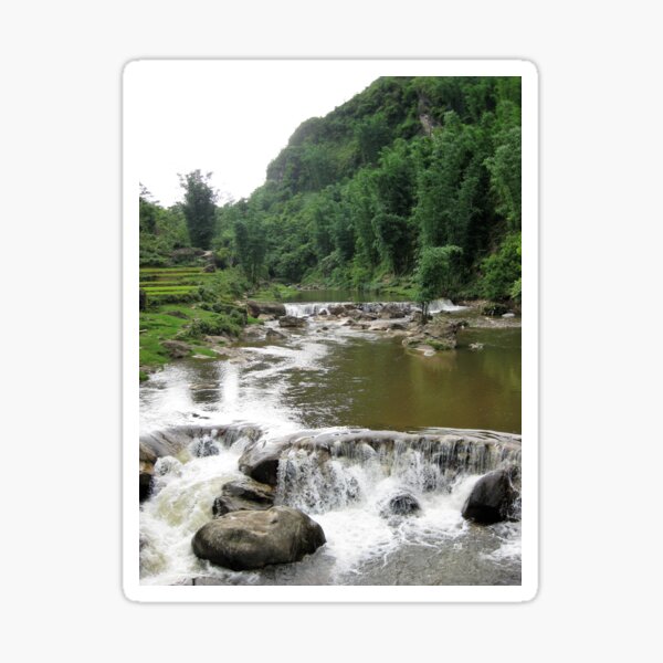 Countryside in Vietnam Sticker