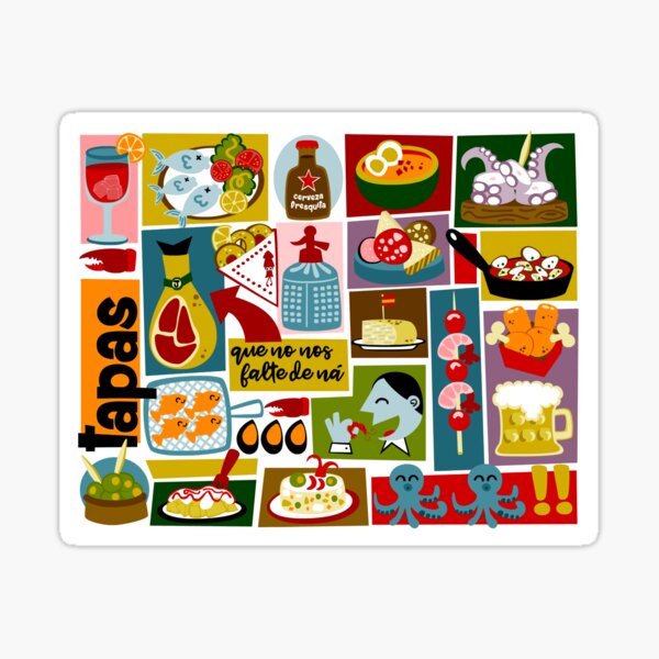 Tapas Sticker