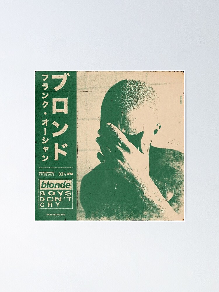 カーキ×インディゴ Frank Ocean blonded シルクスカーフ フランク