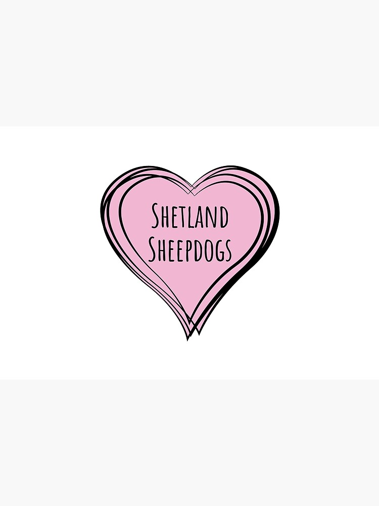 Disover Shetland Sheepdog Love Bath Mat