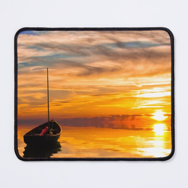 Item preview, boat art,boat paintings,fishing boat painting,boat artwork,boat wall art, ocean art , sea art, sun art , blue art , boats art on metal,panoramic,panorama,landscape, designed and sold by eyesight4vision.