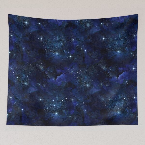 Item preview, astronomy galaxy space seamless pattern starry firmament designed and sold by Hartics.