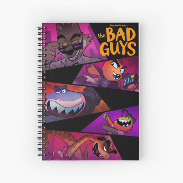 The Bad Guys 2022 Film , The Bad Guys Movie 2022 Spiral Notebook
