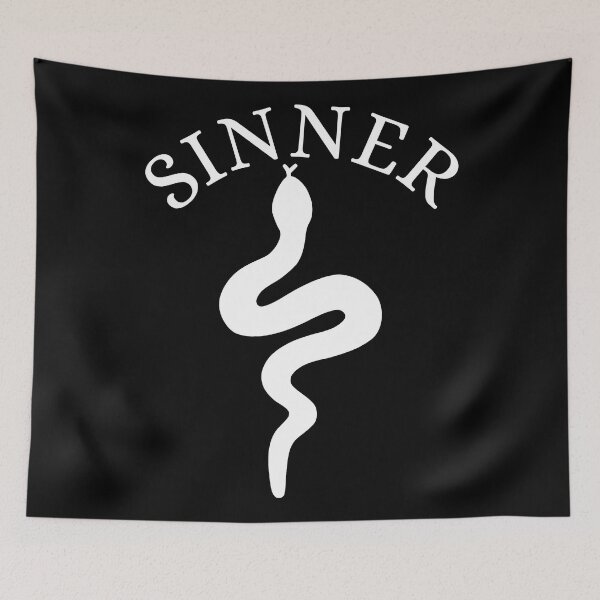 Item preview, Sinner Snake - cool motorcycle helmet design designed and sold by yoshra.
