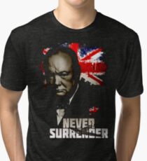 Allied Nations - Winston Churchill Tri-blend T-Shirt