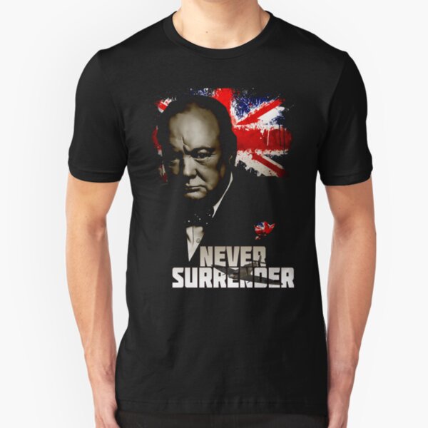 Allied Nations - Winston Churchill Slim Fit T-Shirt
