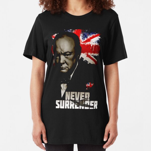 Allied Nations - Winston Churchill Slim Fit T-Shirt