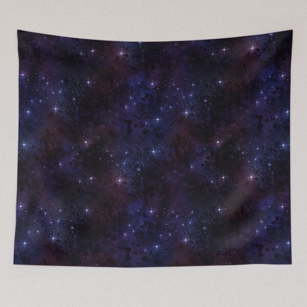 Item preview, astronomy galaxy space seamless pattern starry firmament designed and sold by Hartics.