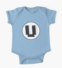 THE LETTER U One Piece - Short Sleeve