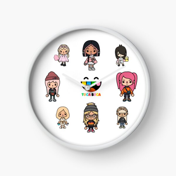 " Toca Boca Toca Boca 2021 Toca Life World" Clock by rajiinom Redbubble