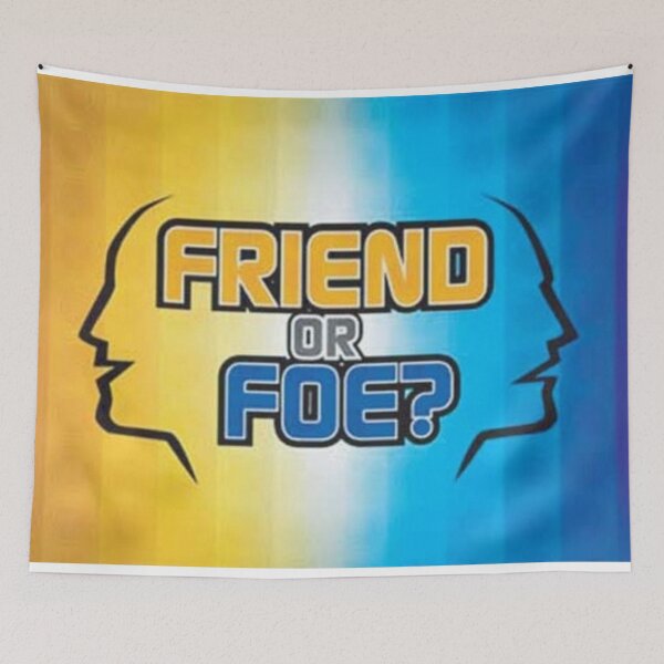 Item preview, Friend or Foe Logo designed and sold by gameshowfan2001.