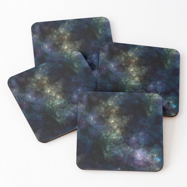 Item preview, astronomy galaxy space seamless pattern starry firmament designed and sold by Hartics.
