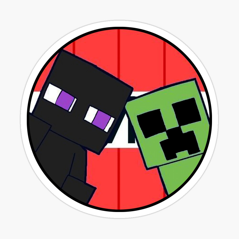 Minecraft Enderman and Creeper Poster for Sale by ddkart