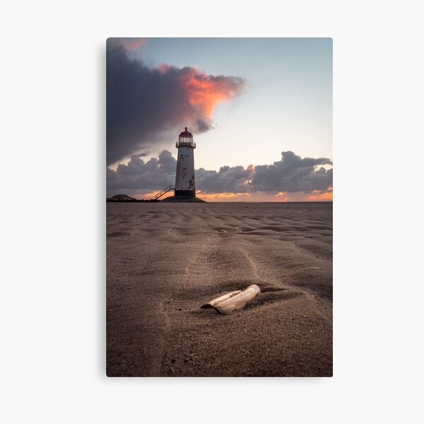Razors Rest at Talacre Lighthouse Canvas Print