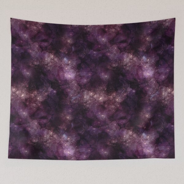 Item preview, astronomy galaxy space seamless pattern starry firmament designed and sold by Hartics.